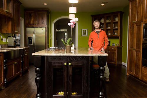 Project Spotlight: Reclaimed Barn turned kitchen, cabinets, and shelves